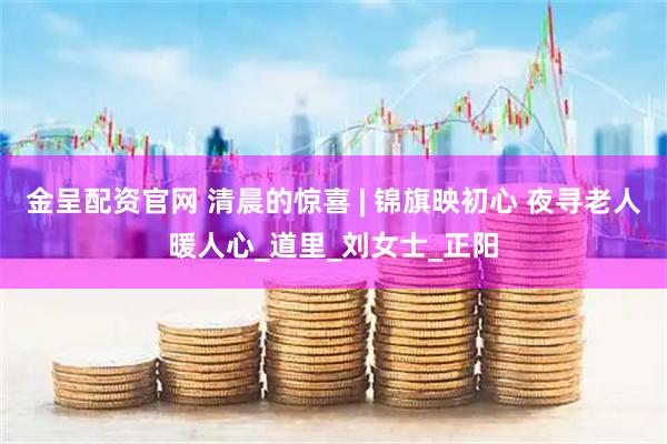金呈配资官网 清晨的惊喜 | 锦旗映初心 夜寻老人暖人心_道里_刘女士_正阳