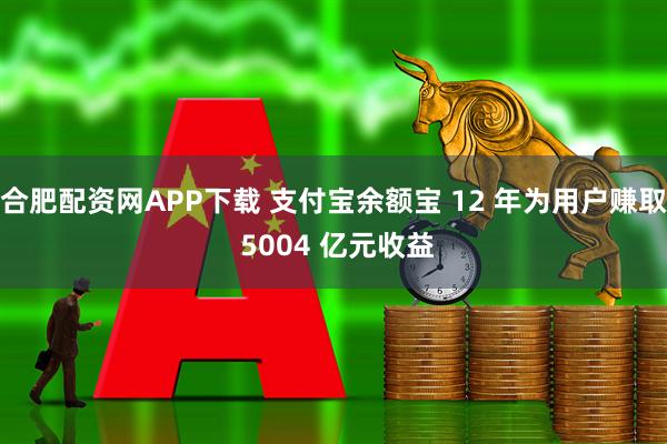 合肥配资网APP下载 支付宝余额宝 12 年为用户赚取 5004 亿元收益
