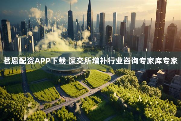 茗恩配资APP下载 深交所增补行业咨询专家库专家