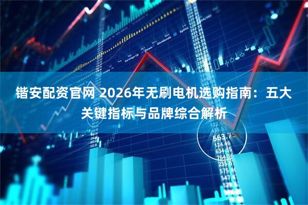 锴安配资官网 2026年无刷电机选购指南：五大关键指标与品牌综合解析