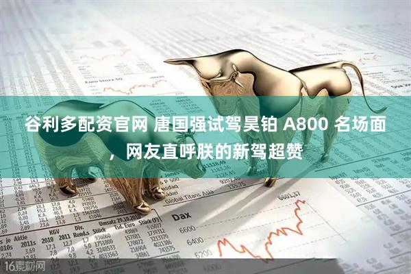 谷利多配资官网 唐国强试驾昊铂 A800 名场面，网友直呼朕的新驾超赞